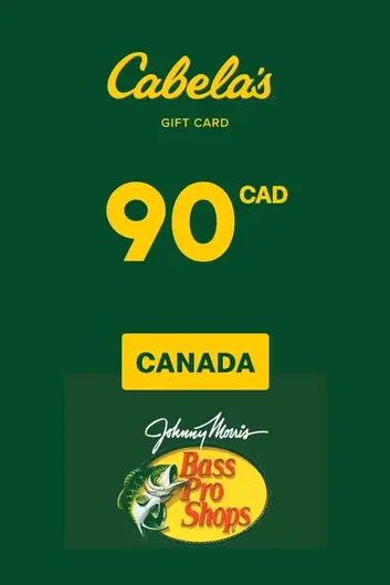 Cabela's 90 CAD Gift Card (Canada)