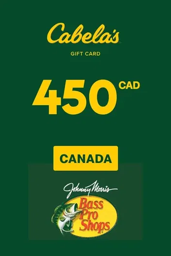 Cabela's 450 CAD Gift Card (Canada)