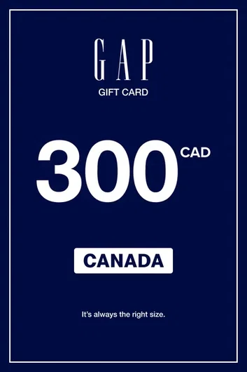 Gap 300 CAD Gift Card (Canada)