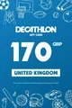Decathlon 170 GBP Gift Card (United Kingdom) thumb 2