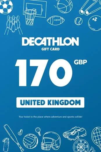 Decathlon 170 GBP Gift Card (United Kingdom) gallery image 2