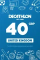 Decathlon 40 GBP Gift Card (United Kingdom) thumb 2