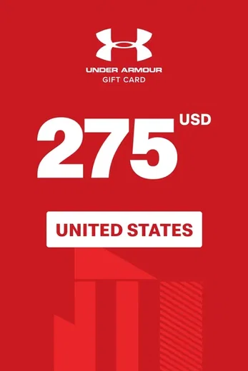 Under Armour 275 USD Gift Card (United States) gallery image 2