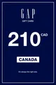 Gap 210 CAD Gift Card (Canada) thumb 2