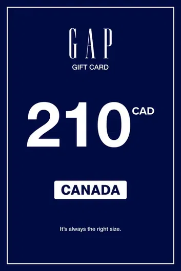 Gap 210 CAD Gift Card (Canada)