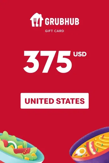 GrubHub 375 USD Gift Card (United States) gallery image 2