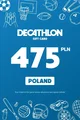 Decathlon 475 PLN Gift Card (Poland) thumb 2