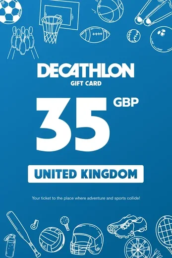 Decathlon 35 GBP Gift Card (United Kingdom) gallery image 2
