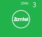 Zamtel Global 3 ZMW Mobile Top-up thumb 1