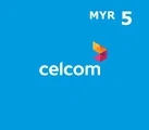 Celcom MY Malaysia 5 MYR Mobile Top-up thumb 1