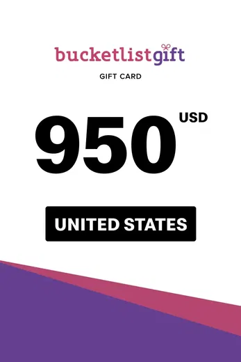 BucketlistGift 950 USD Gift Card (United States) gallery image 2