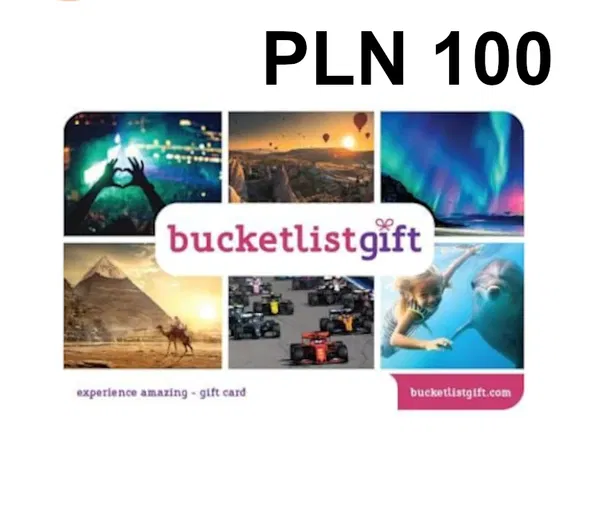 BucketlistGift 100 PLN Gift Card (Poland) gallery image 2