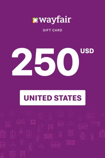 Wayfair 250 USD Gift Card (United States) gallery image 2