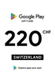 Google Play 220 CHF Gift Card (Switzerland) thumb 2
