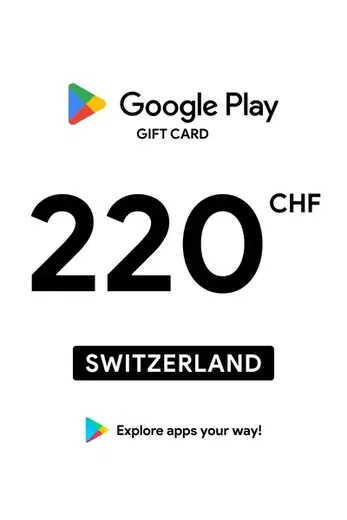 Google Play 220 CHF Gift Card (Switzerland) gallery image 2