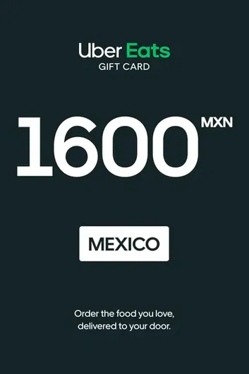 Uber 1600 MXN Gift Card (Mexico)