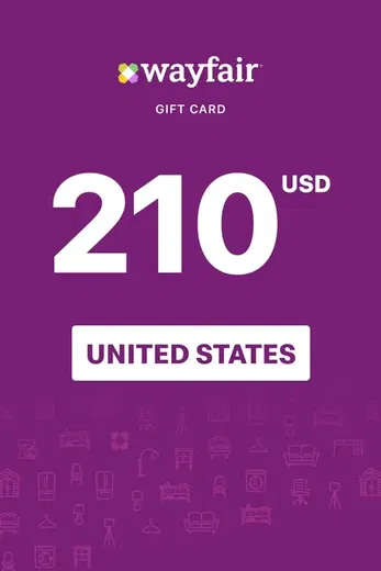 Wayfair 210 USD Gift Card (United States) gallery image 2