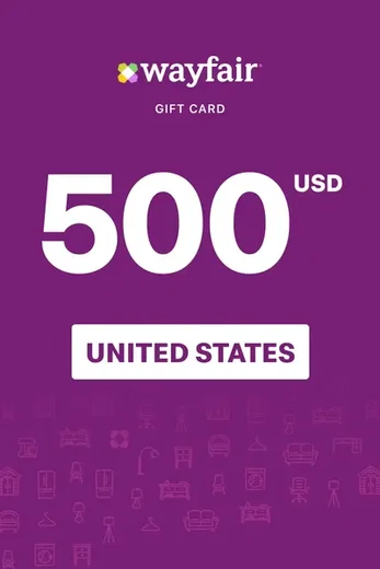 Wayfair 500 USD Gift Card (United States) gallery image 2