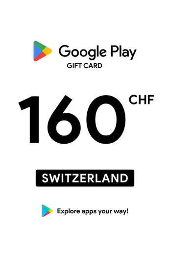 Google Play 160 CHF Gift Card (Switzerland) gallery image 2