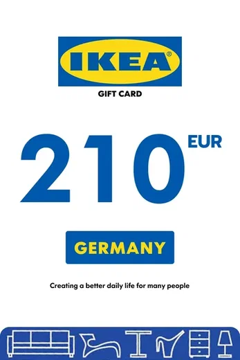 IKEA 210 EUR Gift Card (Germany) gallery image 2