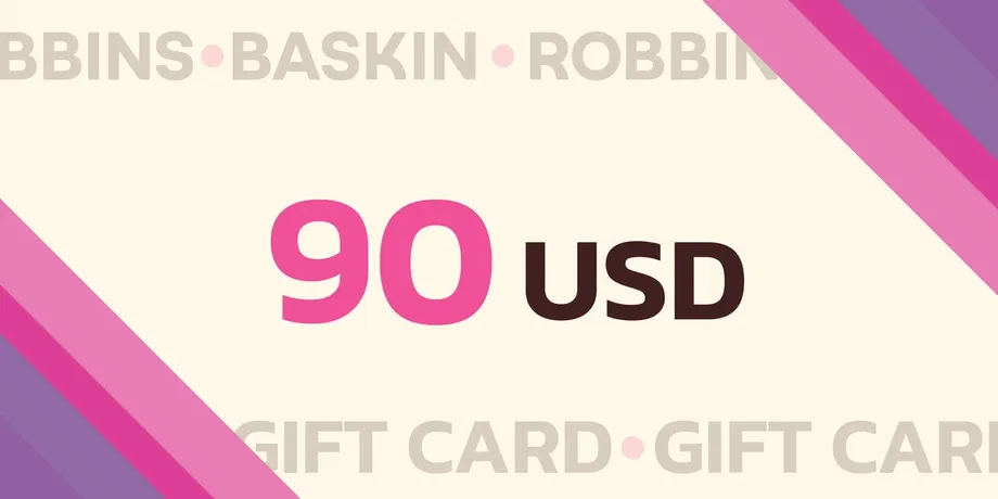 Baskin Robbins 90 USD Gift Card (United States) gallery image 2