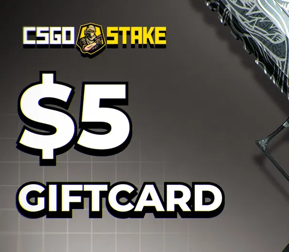 CSGOStake.com 5 USD Gift Card (Global) gallery image 2