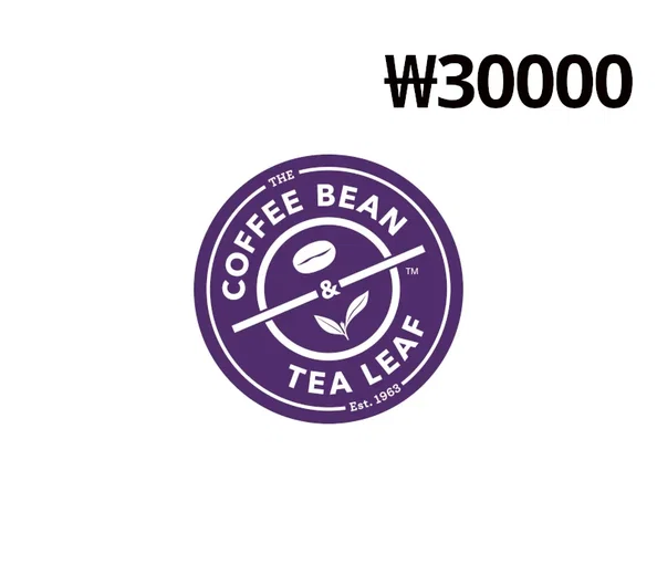 Coffee Bean & Tea Leaf 30000 KRW Gift Card (Korea) gallery image 2