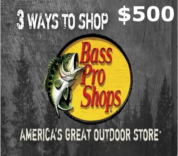 Bass Pro Shops 500 USD Gift Card (United States) gallery image 2