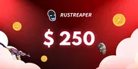 RUSTReaper 250 USD Gift Card (ROW) thumb 2