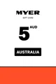 Myer 5 AUD Gift Card (Australia) thumb 2
