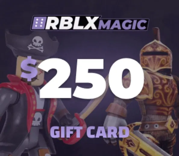 RBLXMagic 250 USD Gift Card (Global) gallery image 1
