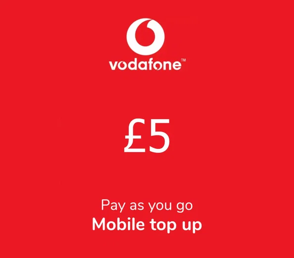 Vodafone PIN 5 GBP Gift Card (United Kingdom) gallery image 1