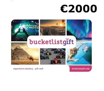 BucketlistGift 2000 EUR Gift Card (Estonia)