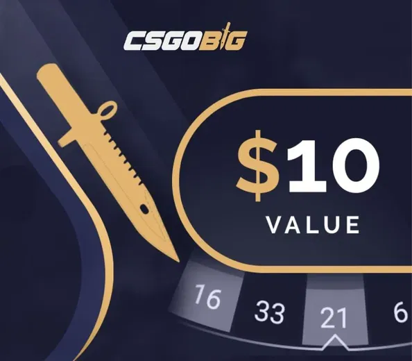 CSGOBIG 10 USD Gift Card (Global) gallery image 2