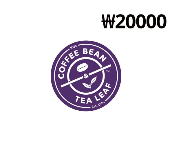 Coffee Bean & Tea Leaf 20000 KRW Gift Card (Korea) gallery image 2