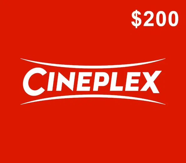 Cineplex 200 USD Gift Card (Canada) gallery image 2