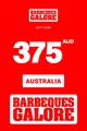 Barbeques Galore 375 AUD Gift Card (Australia) thumb 2