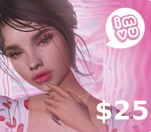 IMVU Game 25 USD Gift Card (New Zealand) gallery image 1