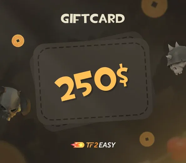 TF2Easy Coins 250 USD Gift Card (ROW) gallery image 1