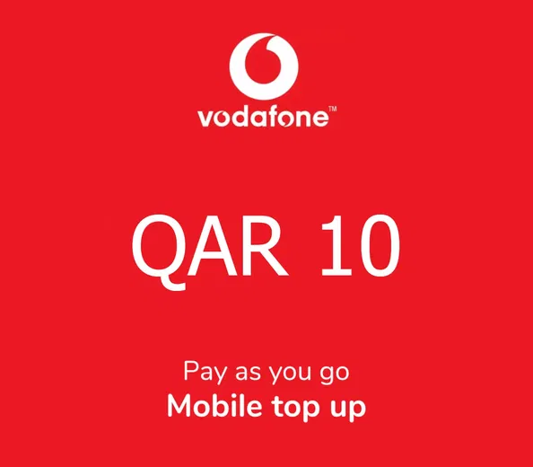 Vodafone PIN 10 QAR Gift Card (Qatar) gallery image 2