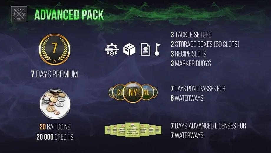 Advanced Pack Köp Fishing Planet: Advanced Pack (DLC) (PC) DLC — Bästa pris | SmartCDKeys