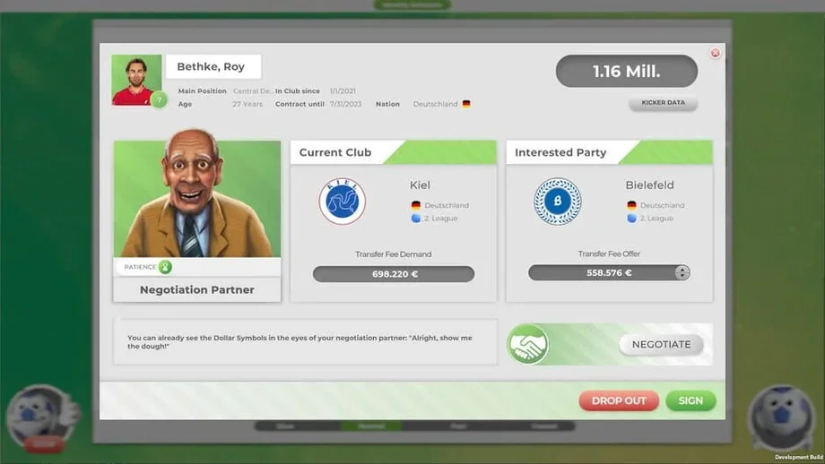 Goal!: The Club Manager (PC) gallery image 2