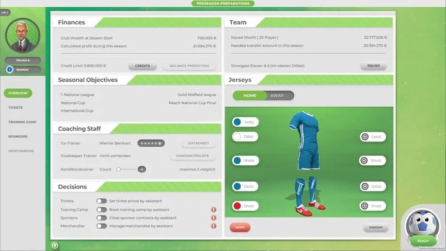 Goal!: The Club Manager (PC) gallery image 9