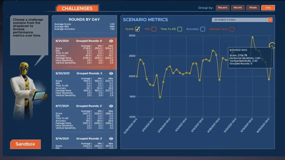 KovaaK's Aim Trainer - FPS Aim Trainer (DLC) (PC) gallery image 7