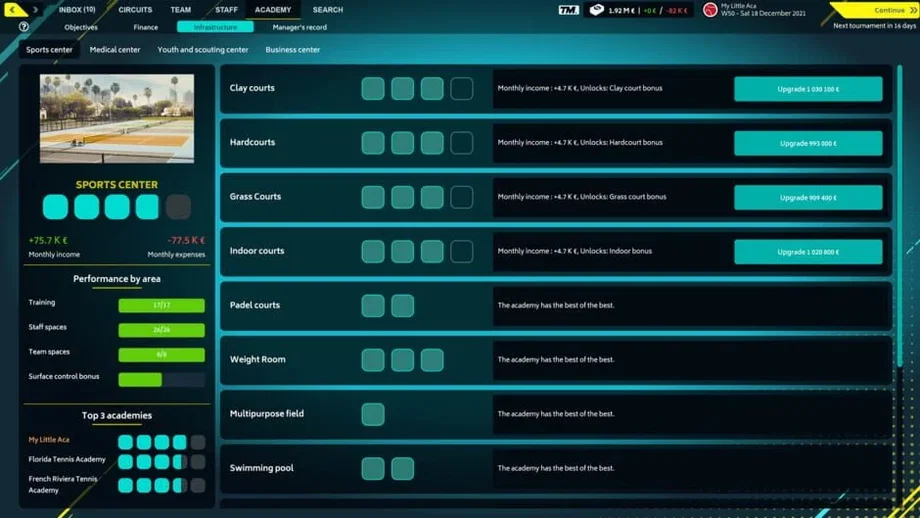 Tennis Manager 2022 (PC) gallery image 2