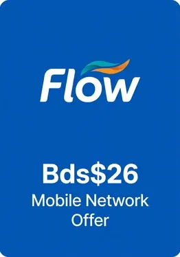 Flow Bds$26 Barbados 26 USD Mobile Top-up