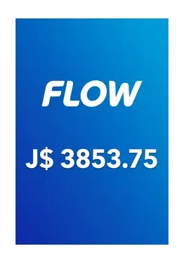 Flow J$3853.75 Jamaica JMD Mobile Top-up
